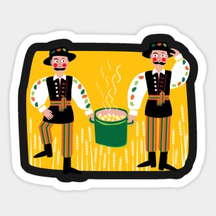 Pierogi Boys - Pot of Pierogi Sticker